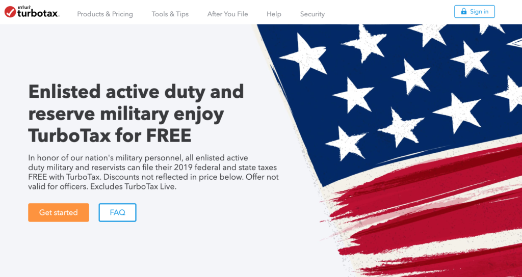 TurboTax Military Discount and USAA Service Code My Tax Coupon