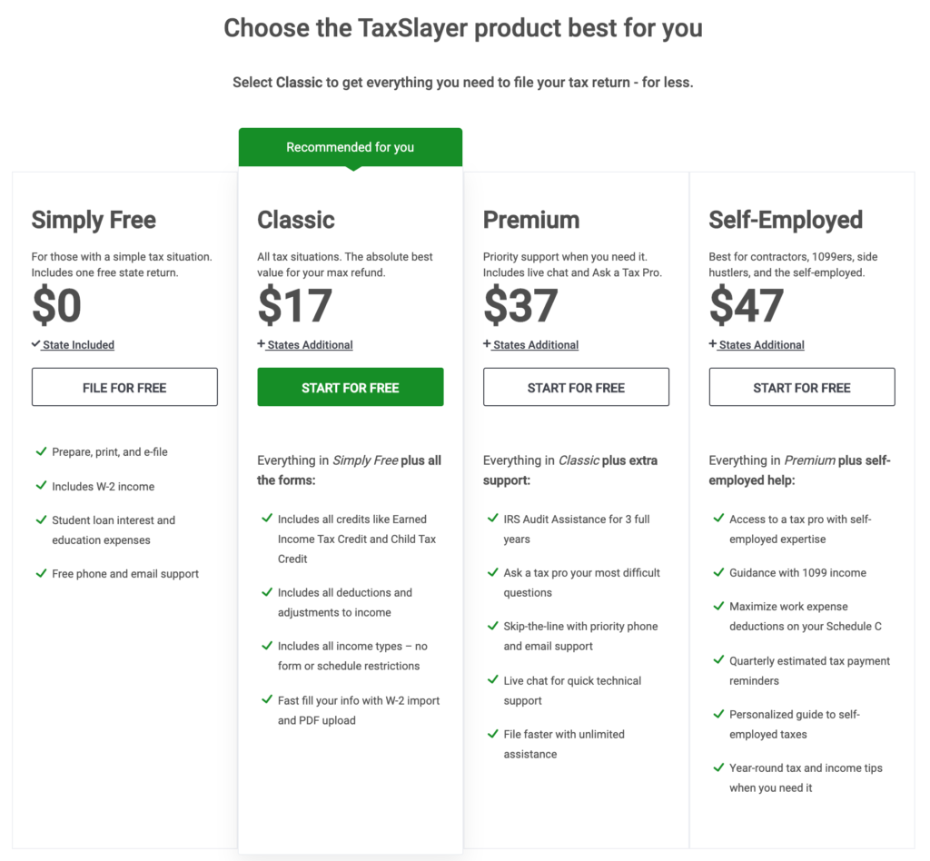 taxslayer review